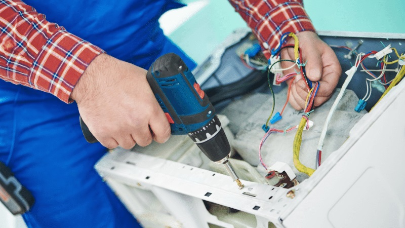 Şereflikoçhisar Seg Seg çamaşır makinesi kart tamiri – Su almama arızası orijinal parça ile giderildi. - Teknik servis örneği